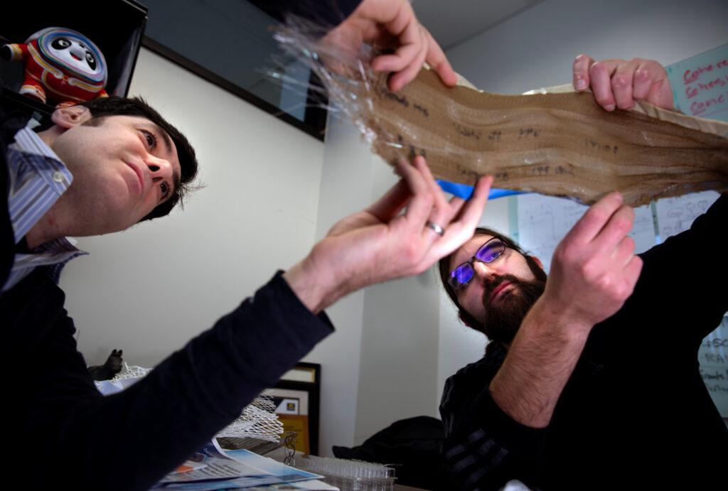 Professor Max Shtein and Brian Iezzi